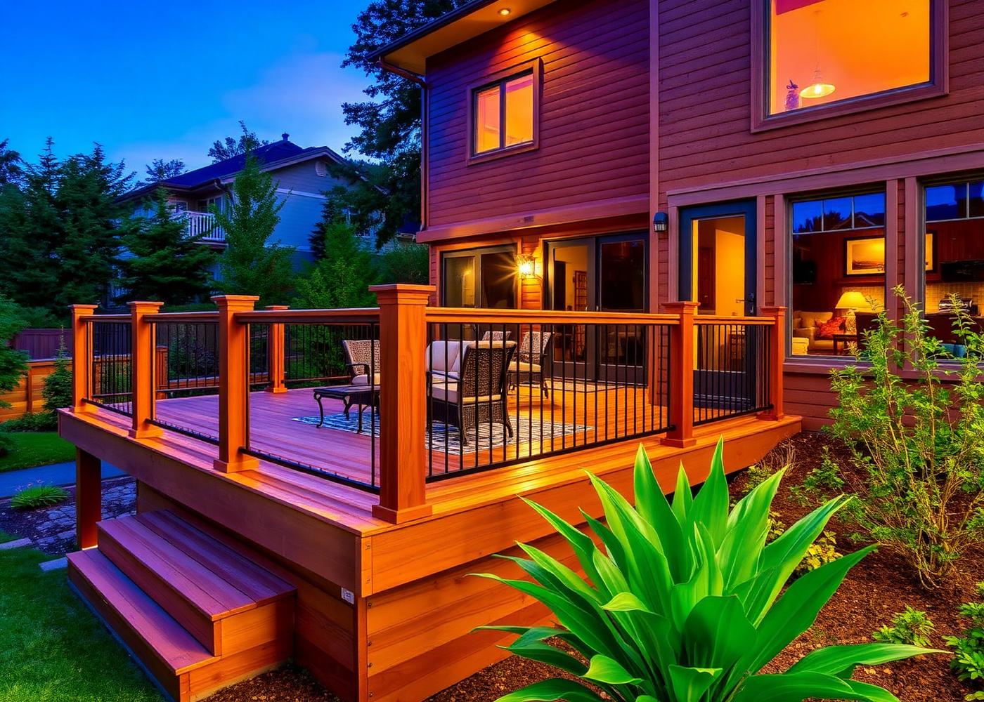 Craftsman deck construction in Hamilton, Ontario